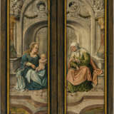 Flämisch (?) um 1520. Triptychon mit der Kreuzigung Christi - фото 2