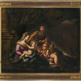 Italien 17. Jh. Die Heilige Familie mit dem Johannesknaben - photo 2