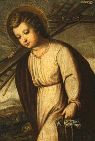 Italien oder Spanien 17. Jh. Christusknabe mit den Leidenswerkzeugen - фото 1