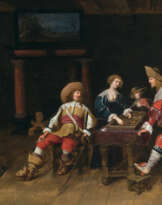 Christoffel van der Lamen, Werkstatt. Tric-Trac-Spieler