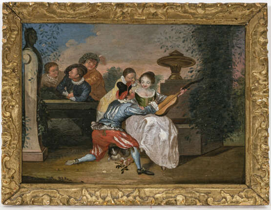 Antoine Watteau, nach 18. Jh. Galante Szene im Park - photo 2