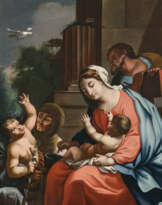 Österreich 18. Jh. Die Hl. Familie mit der Hl. Anna und dem Johannesknaben