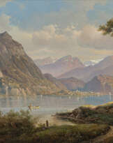 Wilhelm Scheuchzer. Am Vierwaldstättersee