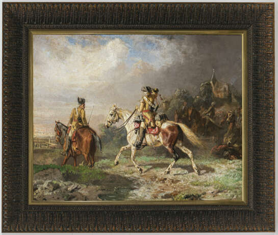 Hans von Marées, zugeschrieben. Soldaten zu Pferde - photo 2