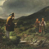 Hermann Friedrich Louis Toussaint. Der Sommerfrischler begegnet drei Bauernkindern - Foto 1
