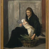 Gabriel von Max, Art des. Junge Mutter mit Kind - photo 2