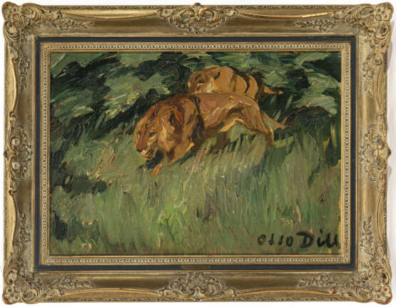 Otto Dill. Zwei Löwen auf der Pirsch - photo 2
