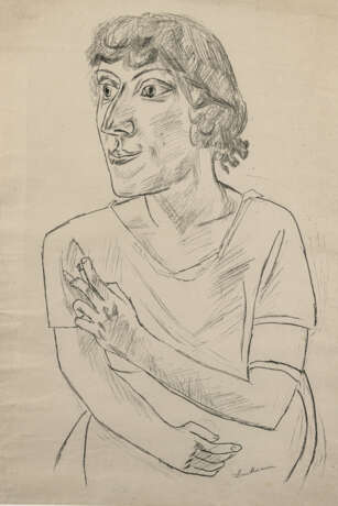 Max Beckmann. Sarika mit Zigarette. 1922 - Foto 1