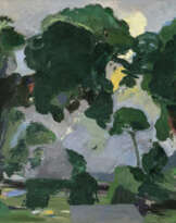 Reinhard Stangl. Landschaft mit Bäumen. 1992