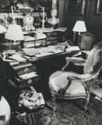 Karl Otto Lagerfeld. Karl Lagerfeld. Heimarbeit, mein Schreibtisch, der auch zum Zeichnen dient. 1988