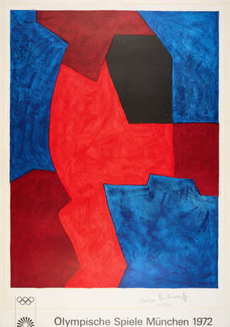 Serge Poliakoff. Komposition in Blau, Rot und Schwarz - фото 1