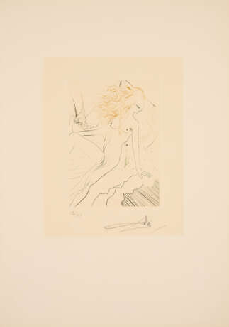 Salvador Dalí. La fiancée du roi de Garbe (Aus: Le Decameron by Giovanni Boccaccio) - фото 1