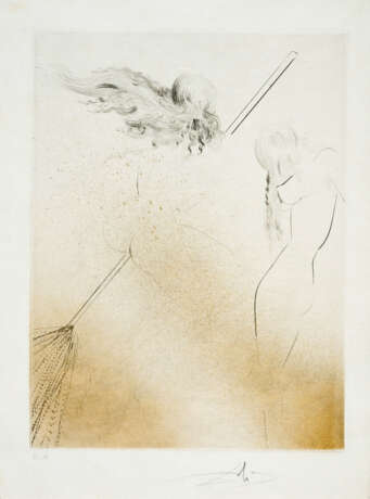 Salvador Dalí. Sorcières au balai (Aus: Faust) - Foto 1
