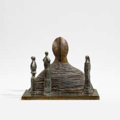 Vier Figuren in Beziehung (Bronze-Skulpturengruppe)