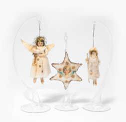 3 Christbaum-Ornamente