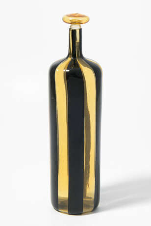Paolo Venini, Flasche mit Stopfen "A canne, Modell 526.11" - Foto 1