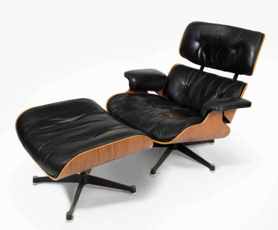 Charles & Ray Eames, Lounge Chair "670" mit Ottoman "671" - Foto 1