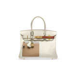 A LIMITED EDITION NATA, CHAI, CUIVRE, LIME & MAUVE SYLVESTRE SWIFT LEATHER COLORMATIC BIRKIN 30 WITH GOLD HARDWARE - Foto 1