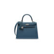A LIMITED EDITION VERT BOSPHORE &amp; BLEU ORAGE MADAME LEATHER VERSO SELLIER KELLY 25 WITH PALLADIUM HARDWARE - Auktionsarchiv