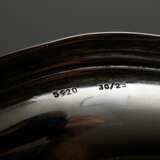 Ovales Silber Tablett mit Chippendale Rand und Allianzwappen, Wilkens, Silber 830, 341g, 30,5x24cm - Foto 4