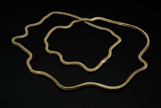 Lange Gelbgold 585 Fuchsschwanzkette, 44,4g, L. 91cm - photo 1