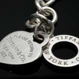 Tiffany Silber 925 Gliederkette „RETURN TO TIFFANY“ mit Herzanhänger und Karabinerverschluss, 65,5g, L. 41cm - фото 2
