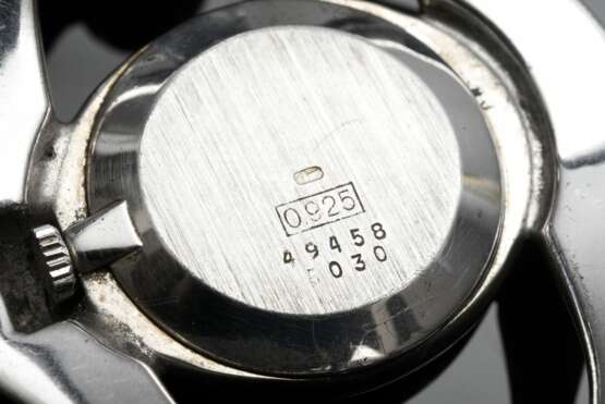Chopard Silber 925 Damen Armbanduhr in Brutalismus Façon, Handaufzug, um 1970, 86,45g, L. 17,5cm, gangbar, Glas stark zerkratzt (keine Garantie auf Werk und Funktionalität) - фото 5