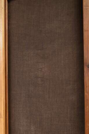 Glaize, Auguste Barthélémy (1807-1893) "Ganzfiguriges Portrait eines jungen Mannes mit Brille" 1842, Öl/Leinwand doubliert, m.r. sign./dat., ca. 212x104 (m.R. ca. 226x118cm), rest. - photo 11