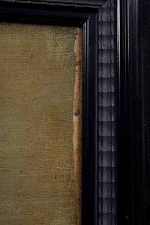 Cuyp, Albert (1620-1691) zugeschrieben „Segler auf dem Ijsselmeer“, Öl/Leinwand, doubliert, verso auf Klebeetikett bez., niederländische Wellenleiste (min. Defekte), 38x63,8cm (m.R. 50x77cm), kleine Defekte der Maloberfläche - фото 4