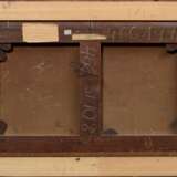 Cuyp, Albert (1620-1691) zugeschrieben „Segler auf dem Ijsselmeer“, Öl/Leinwand, doubliert, verso auf Klebeetikett bez., niederländische Wellenleiste (min. Defekte), 38x63,8cm (m.R. 50x77cm), kleine Defekte der Maloberfläche - Foto 5