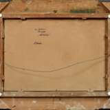 Dill, Ludwig (1848-1940) "Aus Venedig (Fischer)", Öl/Platte, u.r. sign., verso sign./betit./num. (535), Original Künstler Rahmung, 34,5x49cm (m.R. 53,5x69cm), leichter Wärmedefekt - фото 4