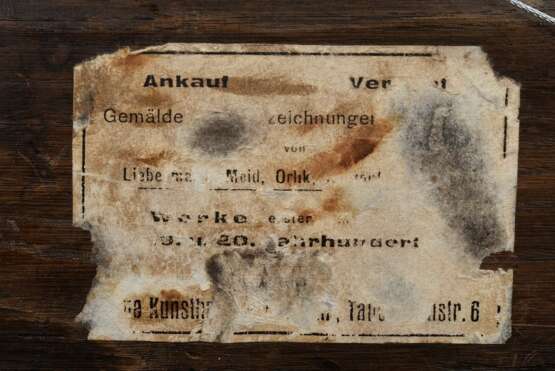 Jutz, Carl d. Ä. (1838-1916) "Enten und Küken am Hofteich", Öl/Holz, u.l. sign., 19,5x26cm (m.R. 32x38cm) - photo 5