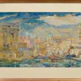 Unger, Hans (1872-1936) "Italienischer Hafen", Aquarell, u.l. sign., 31,4x47,2cm (m.R. 46x61cm) - Foto 2