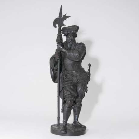 Imposante Figur 'Landsknecht mit Hellebarde' - photo 1