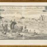 2 Wening, Michael (1645-1718) „Kloster Wessenbrunn“ (Kloster Wessobrunn) und "Das Churfürstliche Schloß Starenberg am Würmsee" (Schloß Starnberg am Würmsee/Starnberger See), Kupferstiche, 1x späterer Nachdruck, 28,5x73/32,5x80cm (m.R. 31,5x76/35,5x83,5cm - photo 2