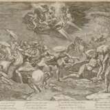 Losi, Carolus (18.Jh.) "Damaskuserlebnis" (Vom Saulus zum Paulus) 1773, Kupferstich, u.r. i.d. Platte sign./dat., auf latein bez., 37,5x49cm, Altersspuren, beschnitten - photo 1