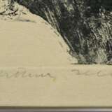 Illies, Arthur (1870-1952) "Prophet" 1912, Radierung, u.r. sign., u.l. Prägestempel, PM 24,5x32,3cm (m.R. 31x41cm), verso Montagereste, leicht fleckig - photo 3