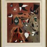 Miró, Joan (1893-1983) „Femmes, oiseaux, étoile“ 1949, Farblithographie, 31/300, u. sign./num., PM 59,7x47,7cm (m.R. 85x69cm), leicht vergilbt - photo 2