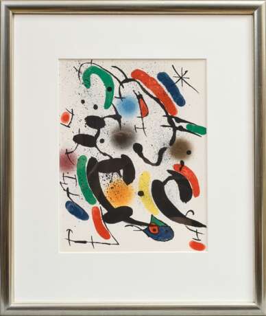 Miró, Joan (1893-1983) „o.T." (Nachthimmel) 1972, Farblithographie, Aufl. 5000, 31,5x23,7cm (m.R. 51,5x43,2cm) - photo 2