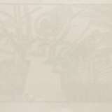 Schmidt-Rottluff, Karl (1884-1976) "Russische Landschaft mit Sonne" 1919, Lithographie (nach einem Holzschnitt), PM 32,3x39,6cm, BM 36,5x42cm, u.r. Druck-Signatur, u. li. num. (193), o.M. min. Randdefekt - фото 3