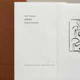 Theuerjahr, Heinz (1913-1991) Mappe "Afrika" mit 11 Holzschnitten, IX e.a., je sign., mit Vorblatt und Umschlagmappe, Edition "Toni Pongratz - Graphische Blätter", BM 30x20cm, min. Lagerspuren - фото 1