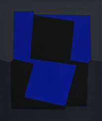 Vasarely, Victor (1906-1997) "o.T.", Farbserigraphie/Karton, u.r. sign., 23x19,8cm, BM 37,5x25,2cm, leicht berieben/Altersspuren