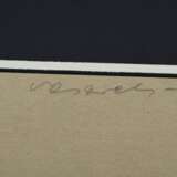 Vasarely, Victor (1906-1997) "o.T.", Farbserigraphie/Karton, u.r. sign., 23x19,8cm, BM 37,5x25,2cm, leicht berieben/Altersspuren - Foto 3