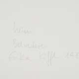 3 Kiffl, Erika (*1939) "Wien "Kunsthistorisches Museum" und "Belvedere" 1982, Fotografien, verso je sign./dat./bez., BM je 40,5x30,5cm, l. und r. Rand je leicht wellig - photo 3