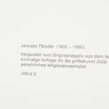Rössler, Jaroslav (1902-1990) "o.T." (Komposition mit Apfel) ca. 1959/2009, Fotografie, Griffelkunst, verso Nachlassangabe und bez., BM 30,5x24cm - Foto 2