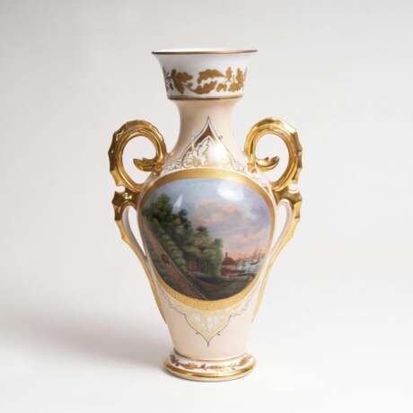 Vase mit historischen Hamburger Ansichten - Foto 1