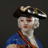 Polychrom staffierte Meissen Figur „Jäger mit Hund und Rebhuhn“ in seltener Farbgebung, Entw.: Peter Reinicke um 1753/1754, Ritznr.: 60248/1302, 20.Jh., H. 14,5cm - фото 6