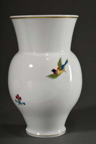 Meissen Vase mit polychromem Kakiemon Dekor und Goldrand, 20.Jh., Modellnr.: K263, Formernr.: 1, Malernr.: 468113-2, H. 26,5cm, am Fuß best., restauriert - photo 2