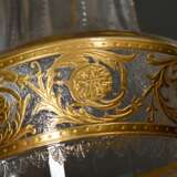Saint Louis Karaffe „Thistle“ mit Goldstaffage, H. 31,5cm, Goldstaffage min. berieben - photo 3