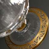 Saint Louis Karaffe „Thistle“ mit Goldstaffage, H. 31,5cm, Goldstaffage min. berieben - фото 4